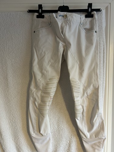 Ladies white riding jodphurs - ladies,